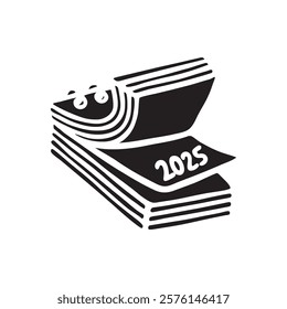 Doodle calendar 1st of month icon hand drawn in flat style