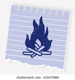 doodle campfire