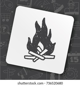 doodle campfire
