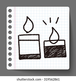 doodle candle