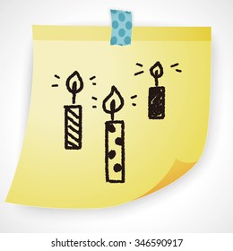 doodle candle