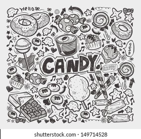 doodle candy elements