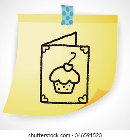 doodle card