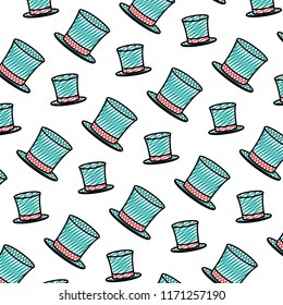doodle carnival hat party festival background
