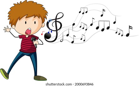 clipart boy singing riptide