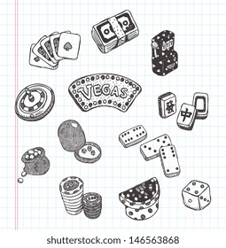 doodle casino icons