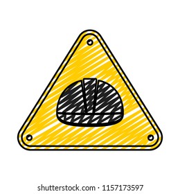 doodle caution area under construction sign notice