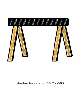 doodle caution symbol object repair construction