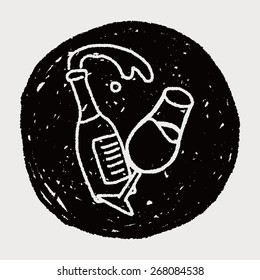 doodle celebrate dinner