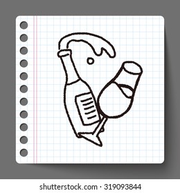 doodle celebrate dinner