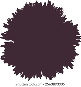 Doodle Chalk Circle Vector Illustration