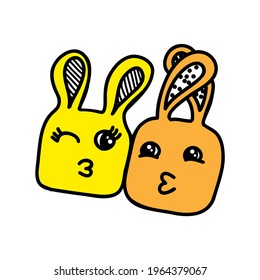 Doodle character. Peach character. Cute style character. Cute fruit style. Cartoon . Illustration vector. kawaii character, vector sketch illustration