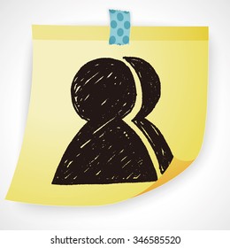 Doodle Character sign