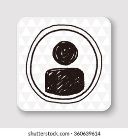 Doodle Character sign