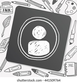 Doodle Character sign