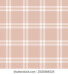 Doodle überprüfen Textilmuster, Skizze Tartan nahtlosen Hintergrund. Fabrik Vektor Textur plaid Stoff in Licht und Schnee Farben Palette.