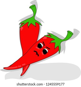 Doodle chili simple style