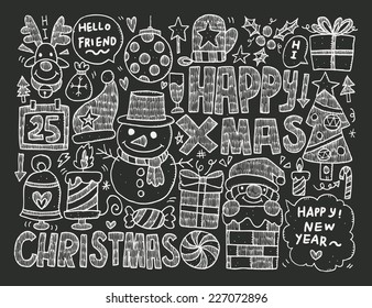 Doodle Christmas background