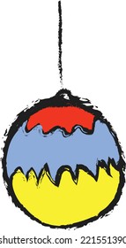 doodle Christmas decoration