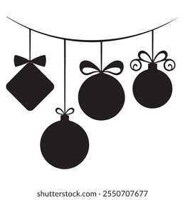 Doodle christmas  element set design
