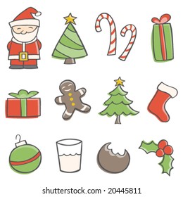 Doodle Christmas Elements