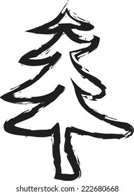 doodle Christmas tree