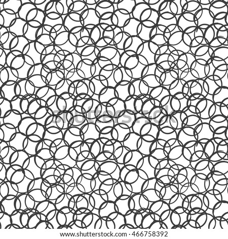 doodle circles pattern simple