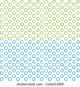 Doodle circles seamless pattern.
Hand drawn circles on white background.