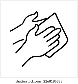 Doodle cleaning clipart Hand drawn line art Sketch vector stock illustration EPS 10