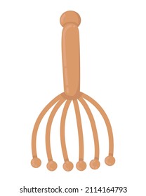 Doodle clipart device for acupressure of the head