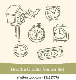 doodle clock set