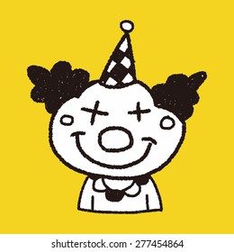 doodle clown