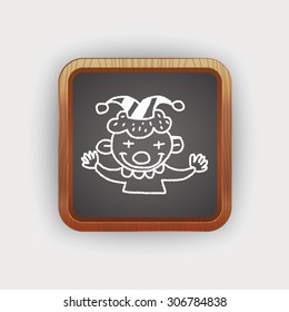 doodle clown