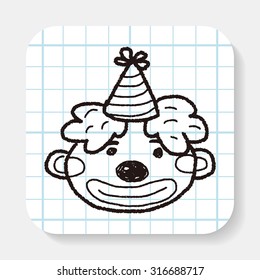 doodle clown