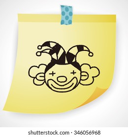 doodle clown