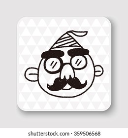doodle clown