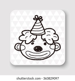 doodle clown