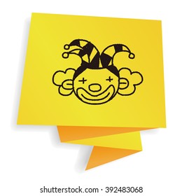 doodle clown