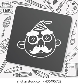 doodle clown