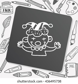 doodle clown