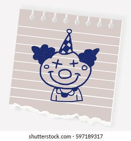 doodle clown