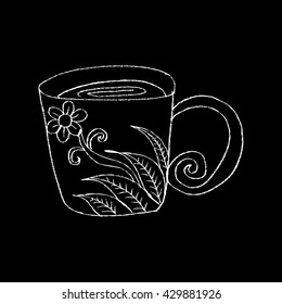 Doodle coffee cup