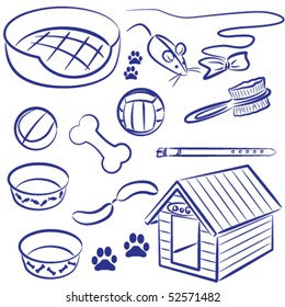 Doodle collection of pet supplies for dogs and cats