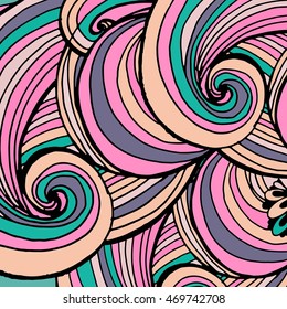 Doodle color background