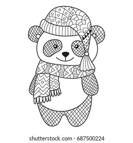 3,132 Panda coloring book Images, Stock Photos & Vectors | Shutterstock