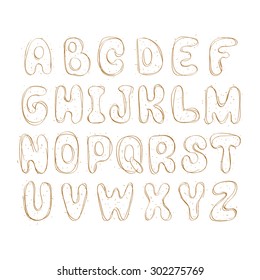 Doodle comic font