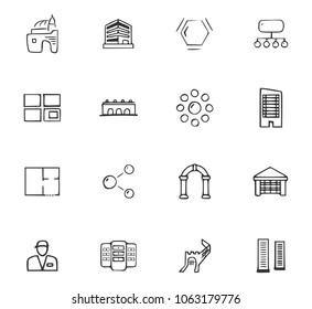 Doodle Communication icons set for website design