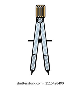 doodle compass design education school tool