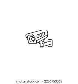 Doodkonzept cctv Vektorgrafik