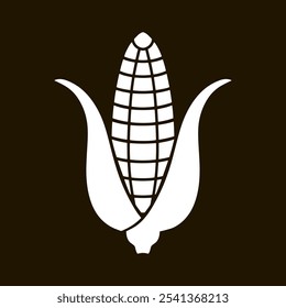 Doodle corn clipart. Vector stock illustration